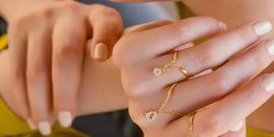 مدل انگشتر طلا ظریف دخترانه بدون نگین + انگشتر طلا ظریف جدید