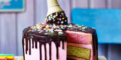 تزیین کیک خانگی با وسایل ساده‬‎ + تزیین کیک تولد زیبا و جدید