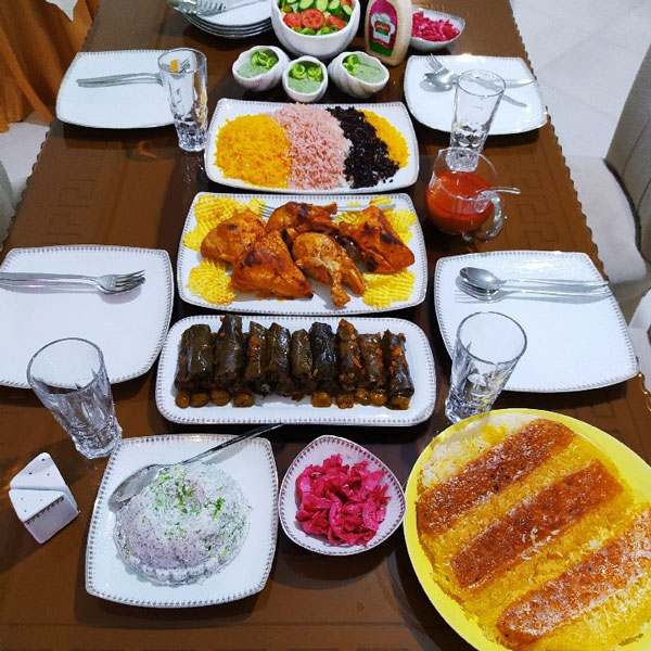 سفره آرایی برنج سفره آرایی مدرن سفره آرایی شام سفره آرایی ساده سفره آرایی میوه سفره آرایی صبحانه کانال آموزش سفره آرایی 