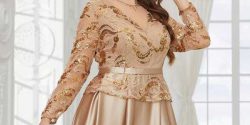 مدل لباس شب شیک و جدید برای افراد چاق و شکم دار
