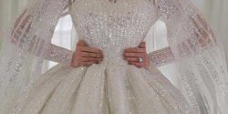 مدل لباس عروس پرنسسی جدید + لباس عروس پرنسسی پفی
