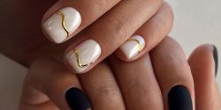 طراحی ناخن شیک و باکلاس + طراحی ناخن ساده و جدید مشکی