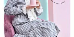 مدل لباس چهارخونه ریز دخترانه + مدل لباس چهارخونه جلو بسته