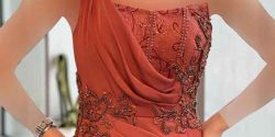 مدل لباس دکلته شیک و مجلسی + لباس دکلته استین دار شیک