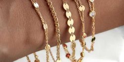 مدل دستبند طلا ظریف و جدید زنجیری + دستبند النگویی طلا ظریف