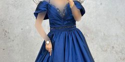 مدل لباس پرنسسی زنانه بلند و ساده مجلسی در اینستاگرام