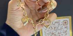 مدل دستبند طلا قلب با طرح ظریف + دستبند طلا قلب دخترانه