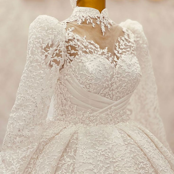 لباس عروس آستین دار پفی لباس عروس آستین دار پرنسسی لباس عروس آستین دار ساده لباس عروس استین دار شاین لباس عروس آستین دار پوشیده لباس عروس آستین دار جدید