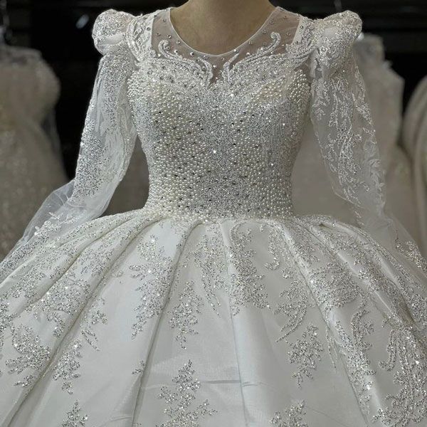 لباس عروس آستین دار پفی لباس عروس آستین دار پرنسسی لباس عروس آستین دار ساده لباس عروس استین دار شاین لباس عروس آستین دار پوشیده لباس عروس آستین دار جدید