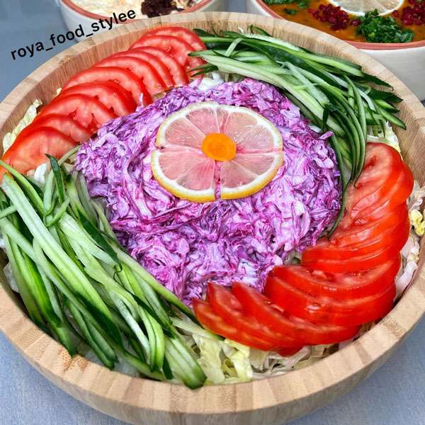 تزیین سالاد برای مهمانی تزیین سالاد کاهو و خیار و گوجه ساده تزیین سالاد کاهو و خیار و گوجه و هویج عکس سالاد ساده تزیین سالاد برای مهمانی ساده تزیین سالاد کاهو در ظرف گرد