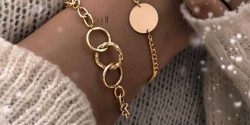 مدل دستبند طلا قفلی جدید و دخترانه + دستبند طلا پهن قفلی