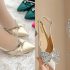 مدل کفش ساده عروس + زیباترین کفش عروس پاشنه بلند