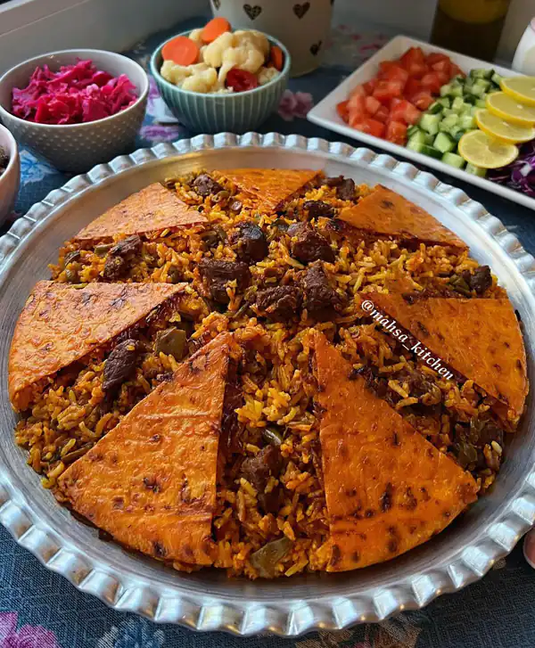 تزیین غذا ایرانی