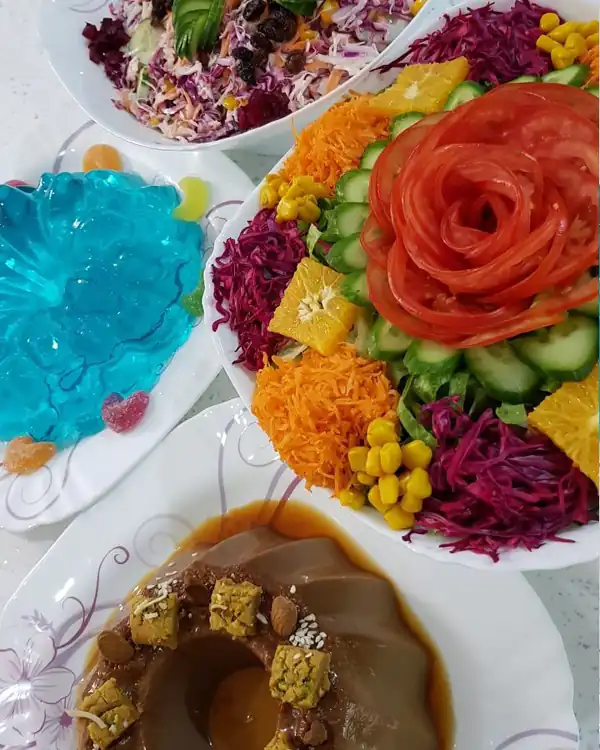 تزیین سالاد فصل مجلسی