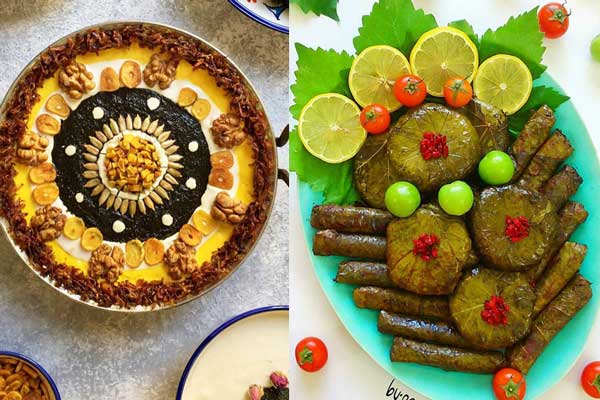 تزیین غذا برنج و مرغ تزیین غذا و سفره آرایی تزیین غذا برای مهمانی تزیین غذا و سالاد و ماست تزیین غذای سنتی برای مدرسه نحوه چیدن سفره غذا روی زمین