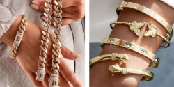 مدل دستبند طلا کارتیه زنجیری و النگویی برای خوش سلیقه ها