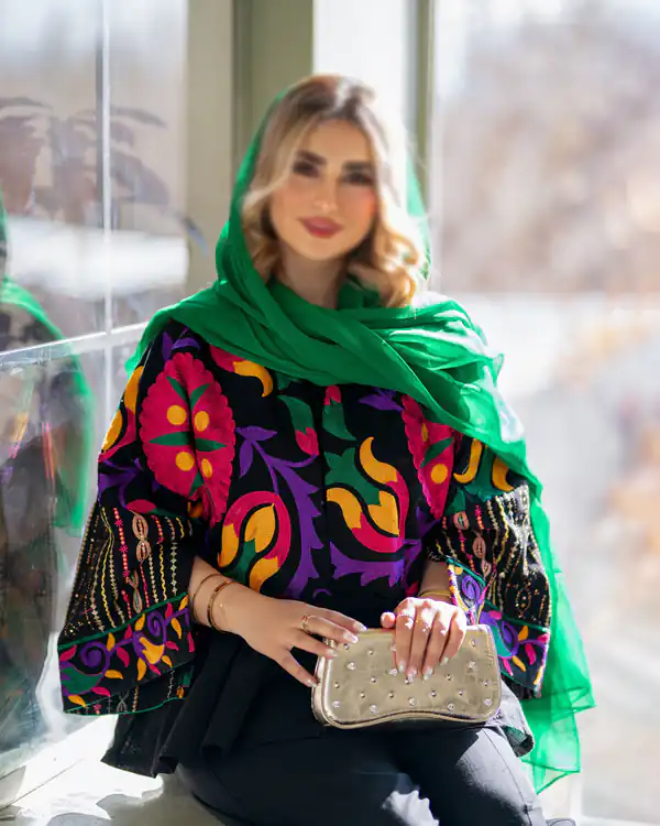 مدل مانتو بخارا دوزی