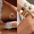 ست دستبند و انگشتر طلا زنانه برای داشتن استایلی خاص و زیبا