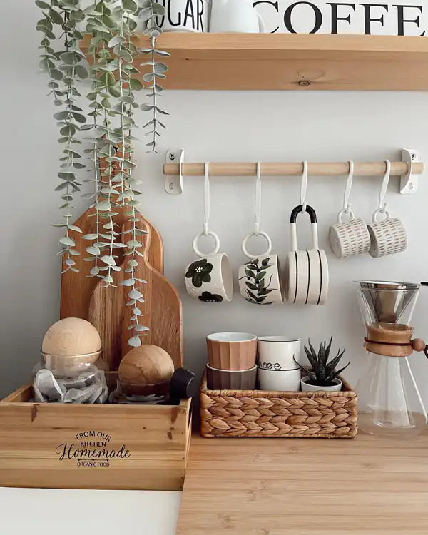ایده چیدمان روی کابینت