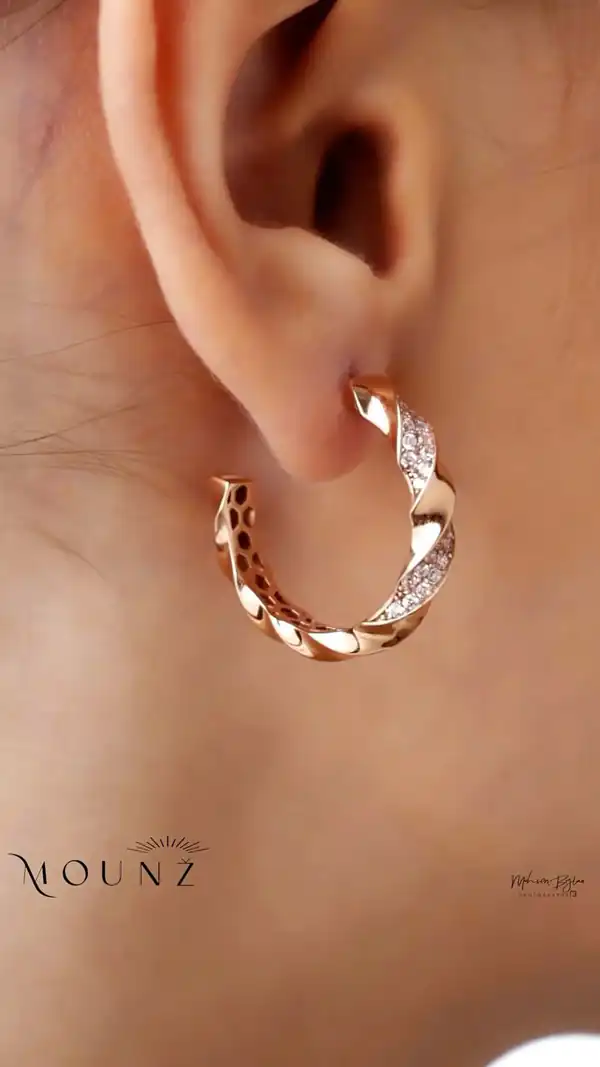 مدل گوشواره طلا حلقه ای