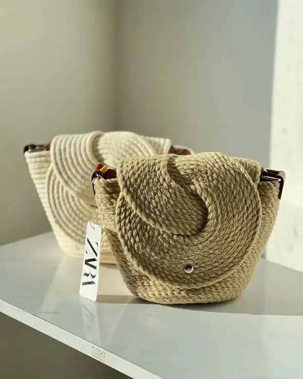 مدل کیف حصیری