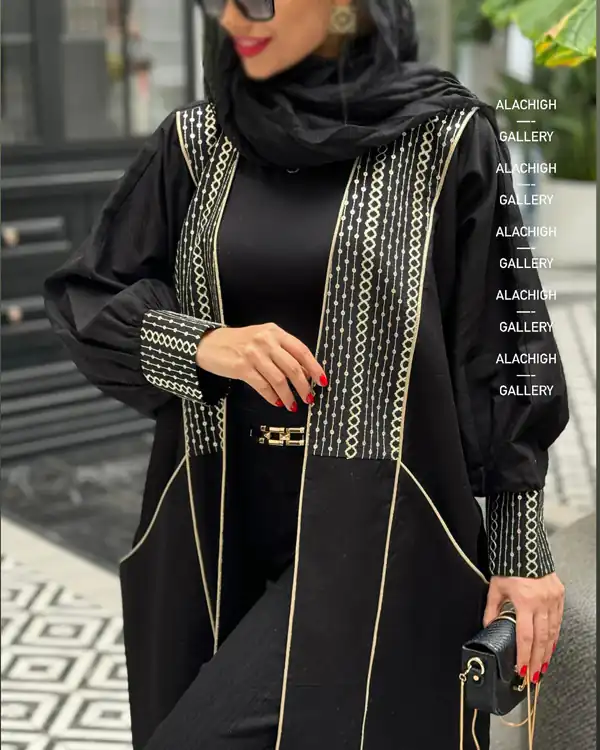 مدل مانتو جلوباز بلند