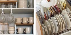 مرتب چیدن داخل کابینت با ترفندهای جدید و ساده