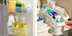 مرتب کردن کابینت زیر سینک و چیدمان صحیح وسایل آن