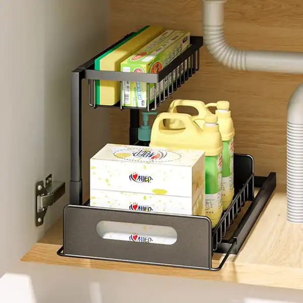 مرتب کردن کابینت زیر سینک