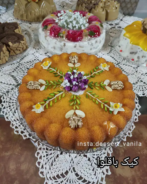 تزیین کیک تولد ساده