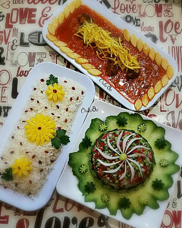 تزیین خورشت قیمه مجلسی