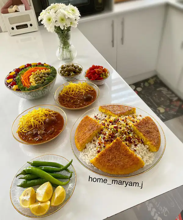 تزیین خورشت قیمه مجلسی