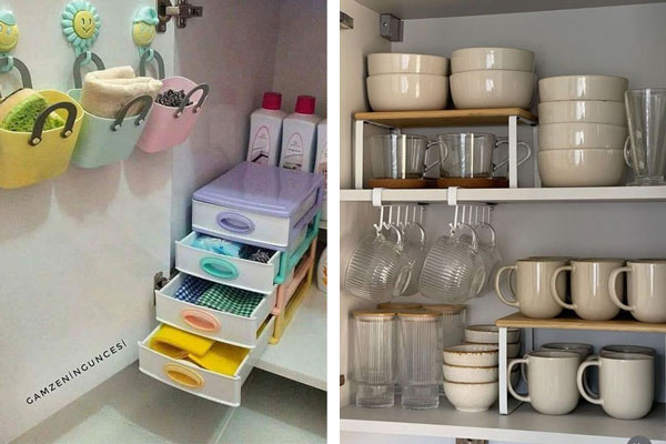 نظم دادن به کابینت ادویه ها نظم دهی کابینت حبوبات نظم دهی کابینت زیر سینک نظم دادن به کمد لباس نظم دادن داخل کابینت مرتب کردن کابینت آشپزخانه نی نی سایت روی کابینت چیدمان آشپزخانه مرتب نظم دادن به یخچال