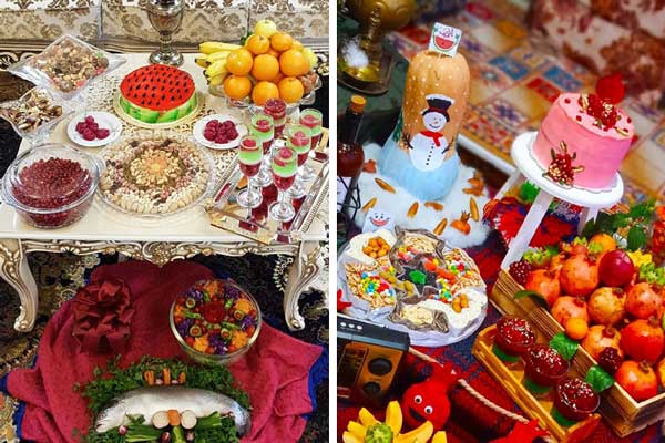 تزیین شب یلدا برای عروس اینستاگرام تزیین سفره شب یلدا لاکچری عروس جدیدترین تزیینات شب یلدا تزیین شب یلدا ساده شب یلدا برای عروس چی میبرن سفره شب یلدا باکلاس