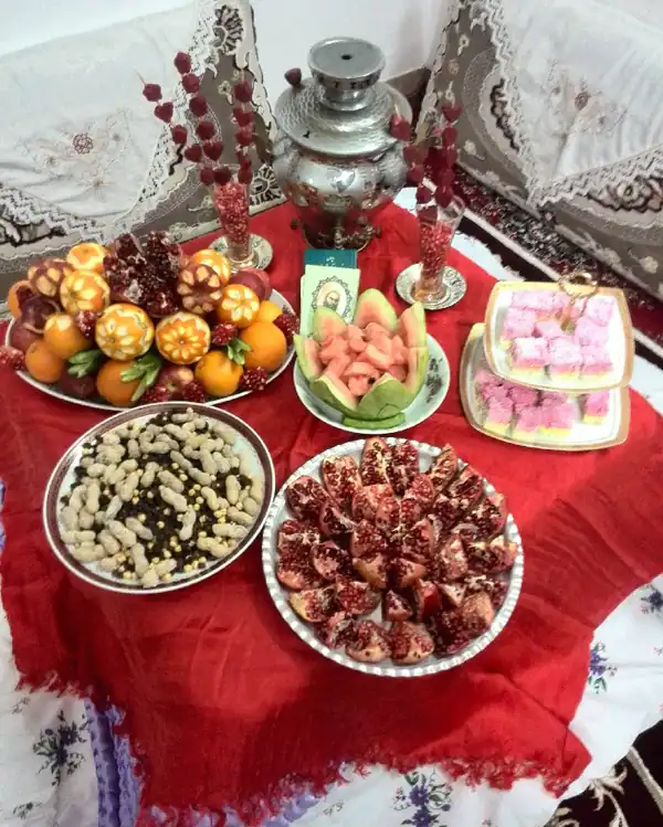 تزیین شب یلدا ۱۴۰۳ جدید