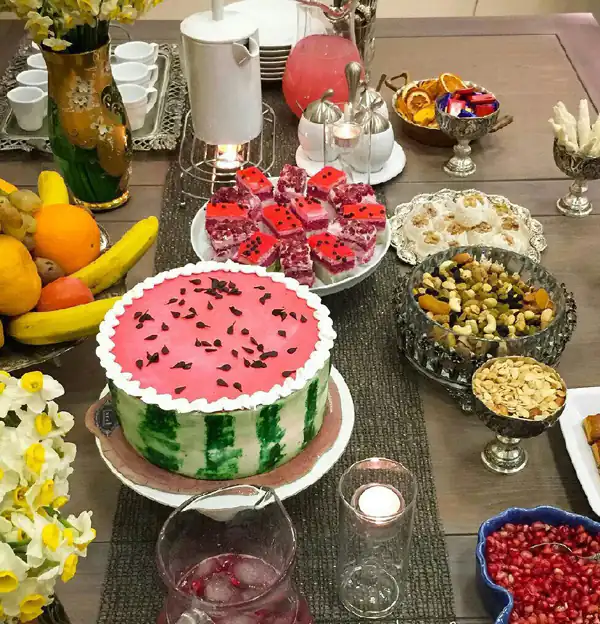 تزیین شب یلدا ۱۴۰۳ جدید