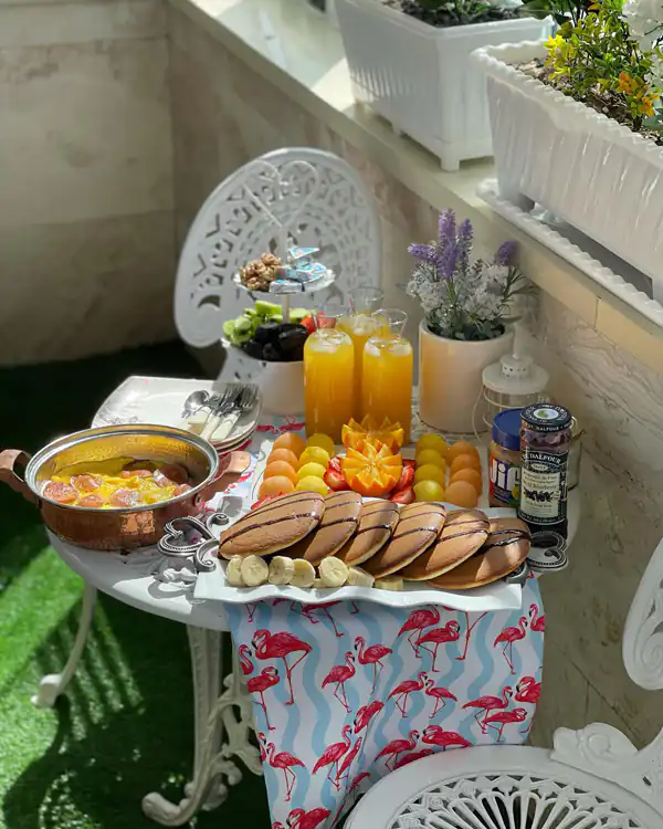 تزیین صبحانه عروس