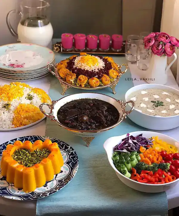میز شام