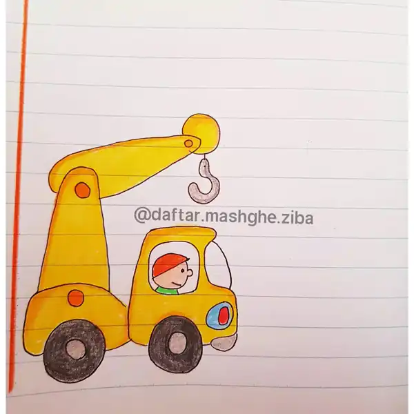 تزیین دفتر مشق پسرانه