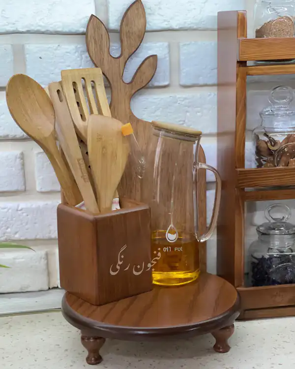 ایده چیدمان روی کابینت آشپزخانه