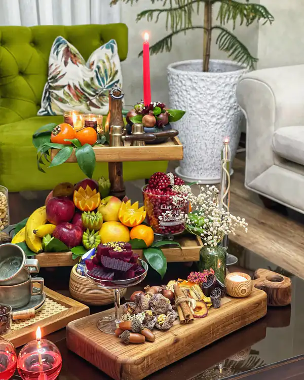 جدیدترین تزیین میز شب یلدا