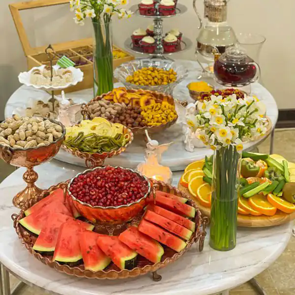 جدیدترین تزیین میز شب یلدا