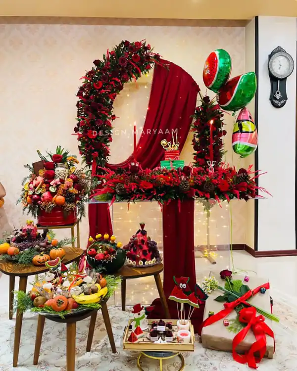 جدیدترین تزیین میز شب یلدا