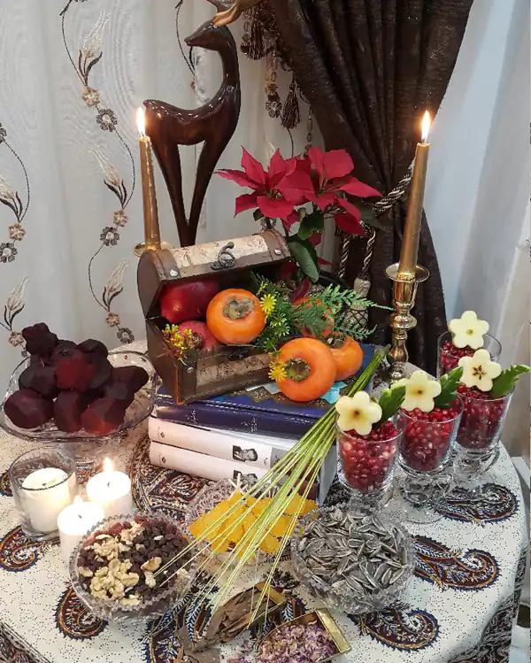 جدیدترین تزیین میز شب یلدا