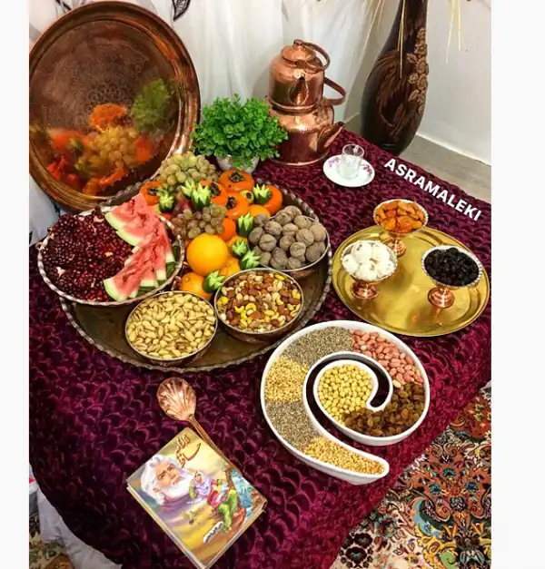 جدیدترین تزیین شب یلدا برای عروس