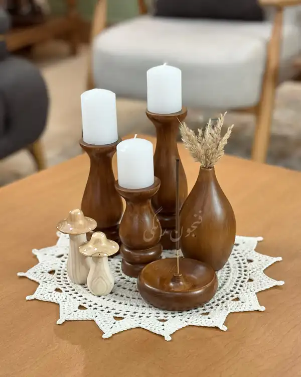 ایده چیدمان روی میز جلو مبلی