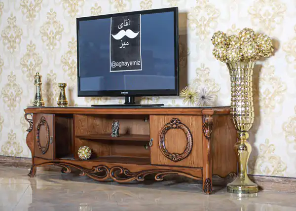 مدل میز تلویزیون چوبی