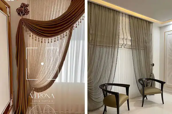 مدل پرده مدرن و جدید + مدل های پرده جدید برای پذیرایی